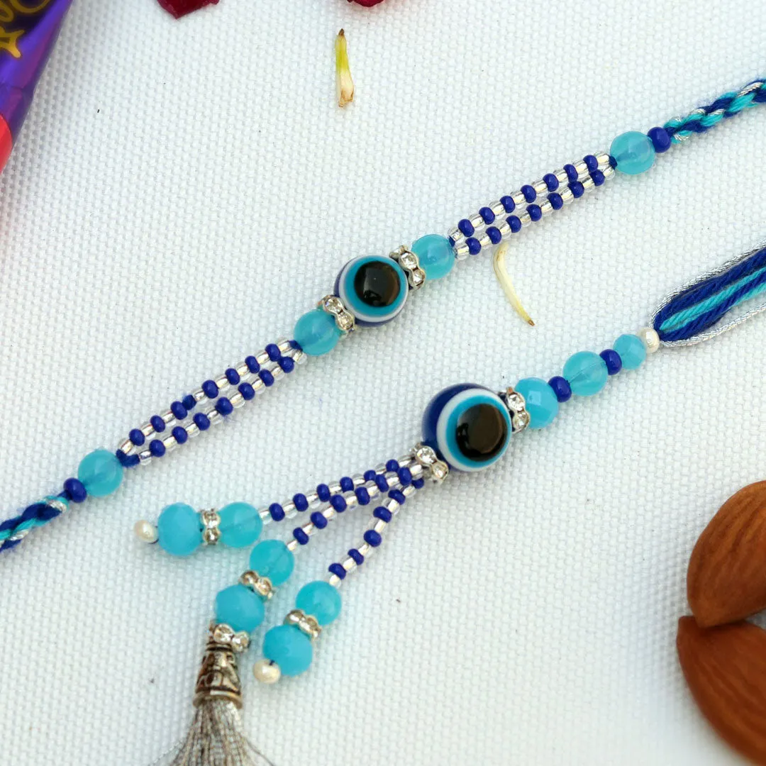 Couple & Evil Eye Rakhi for Raksha Bandhan