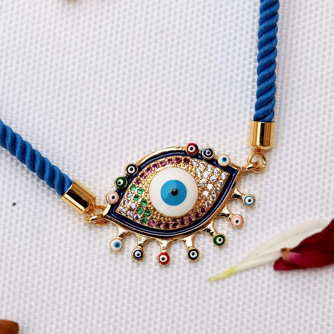 Couple & Evil Eye Rakhi for Raksha Bandhan