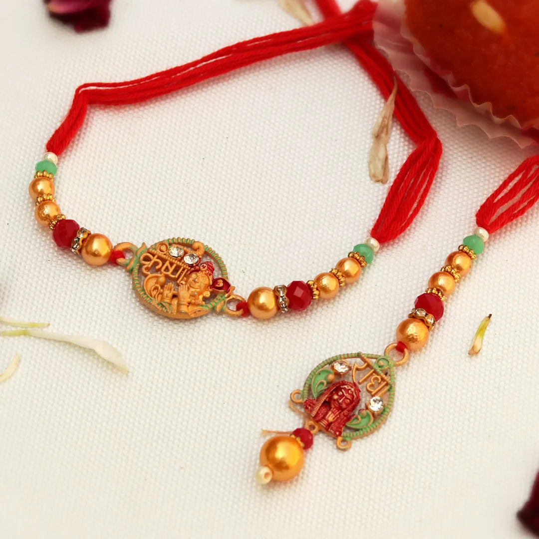 Couple & Evil Eye Rakhi for Raksha Bandhan