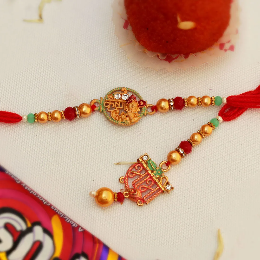 Couple & Evil Eye Rakhi for Raksha Bandhan