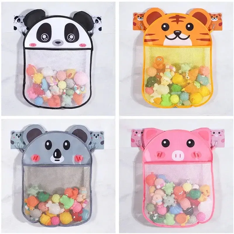 Cute Cartoon Transparent Bath Toy Holder