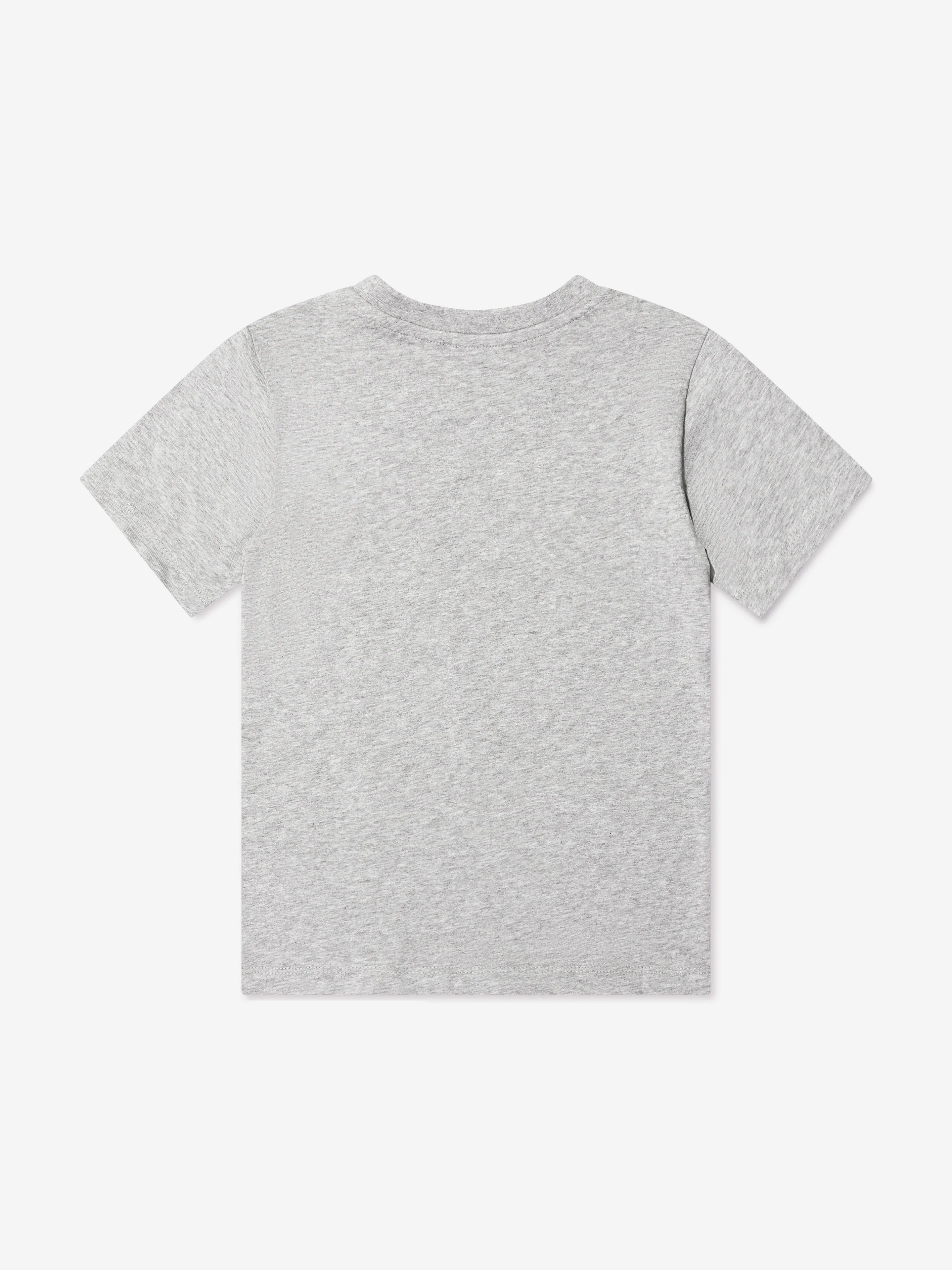 Diesel Boys Logo Print T-Shirt in Grey