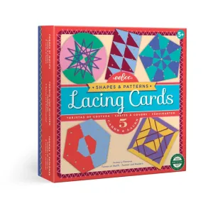 eeBoo Shapes & Patterns Lacing Cards