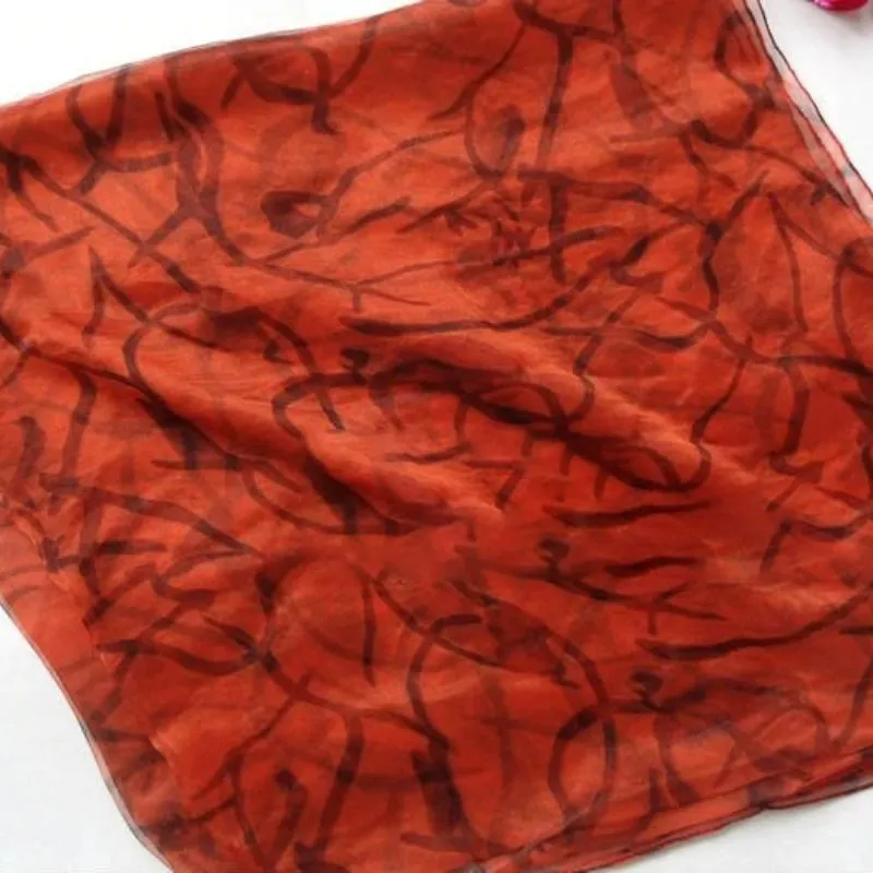 Elegant Printed Long and Silky Vibrant Scarves