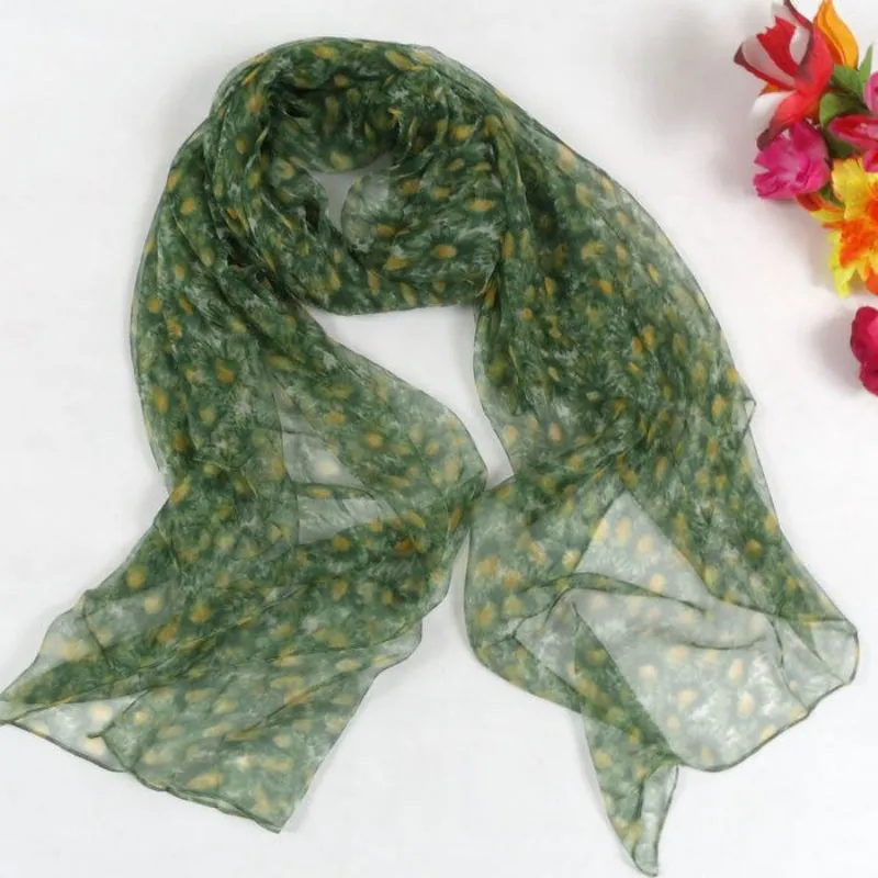 Elegant Printed Long and Silky Vibrant Scarves