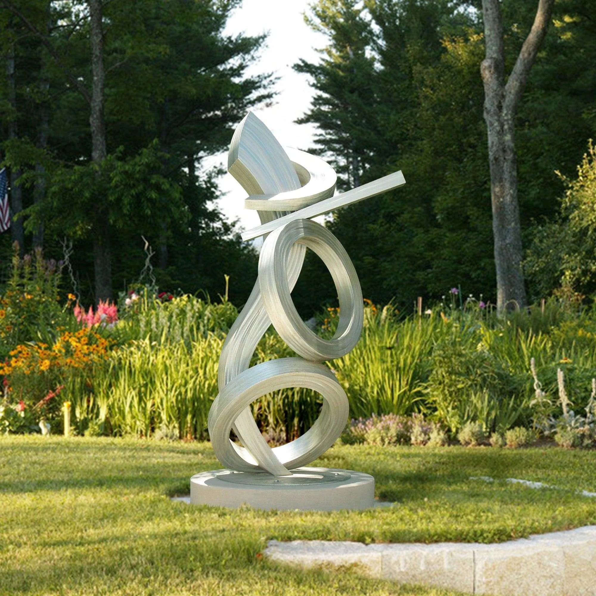 FINEST Stainless Steel Abstract Outdoor Art Sculpture FS-054