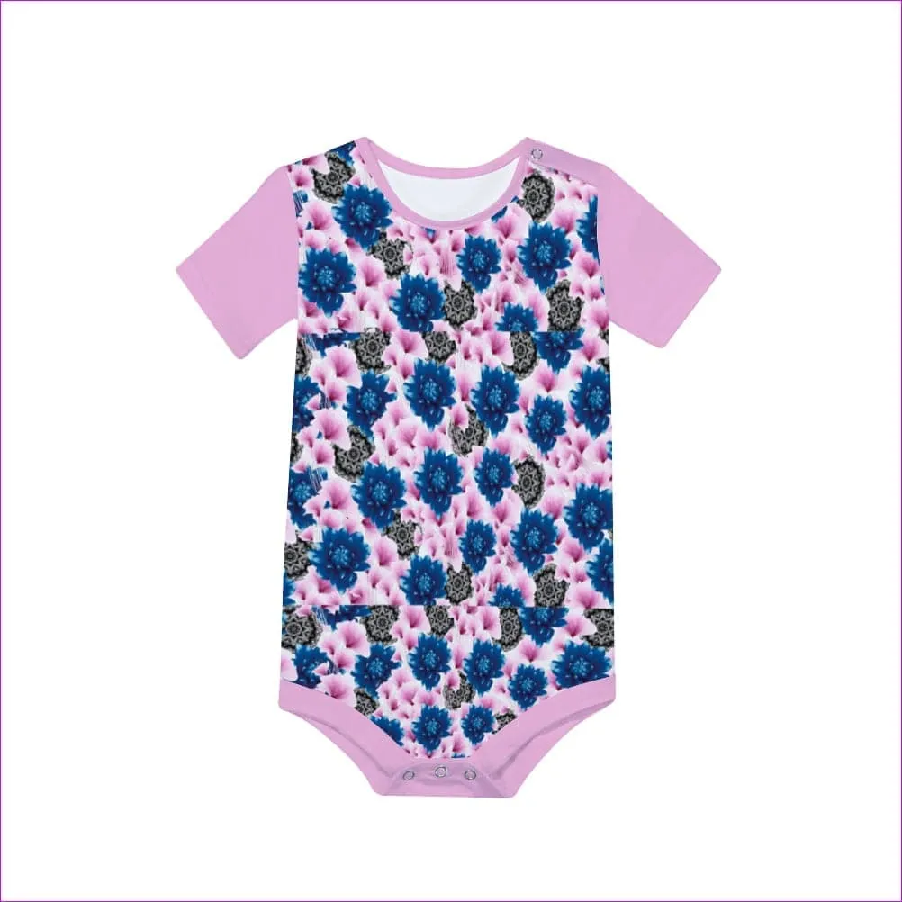 Floral Realm Baby's Short Sleeve Romper