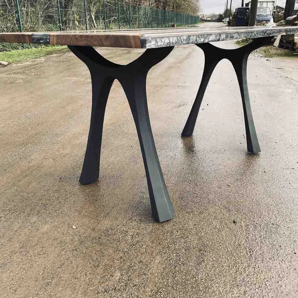 Furniture Legs 414 Hatty 28H Modern Metal Table Legs