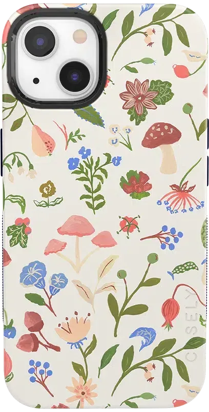 Garden Party | Mushroom Floral Case