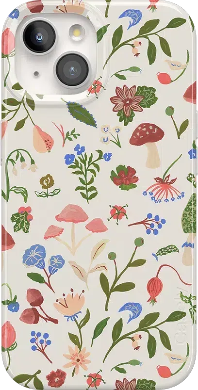 Garden Party | Mushroom Floral Case