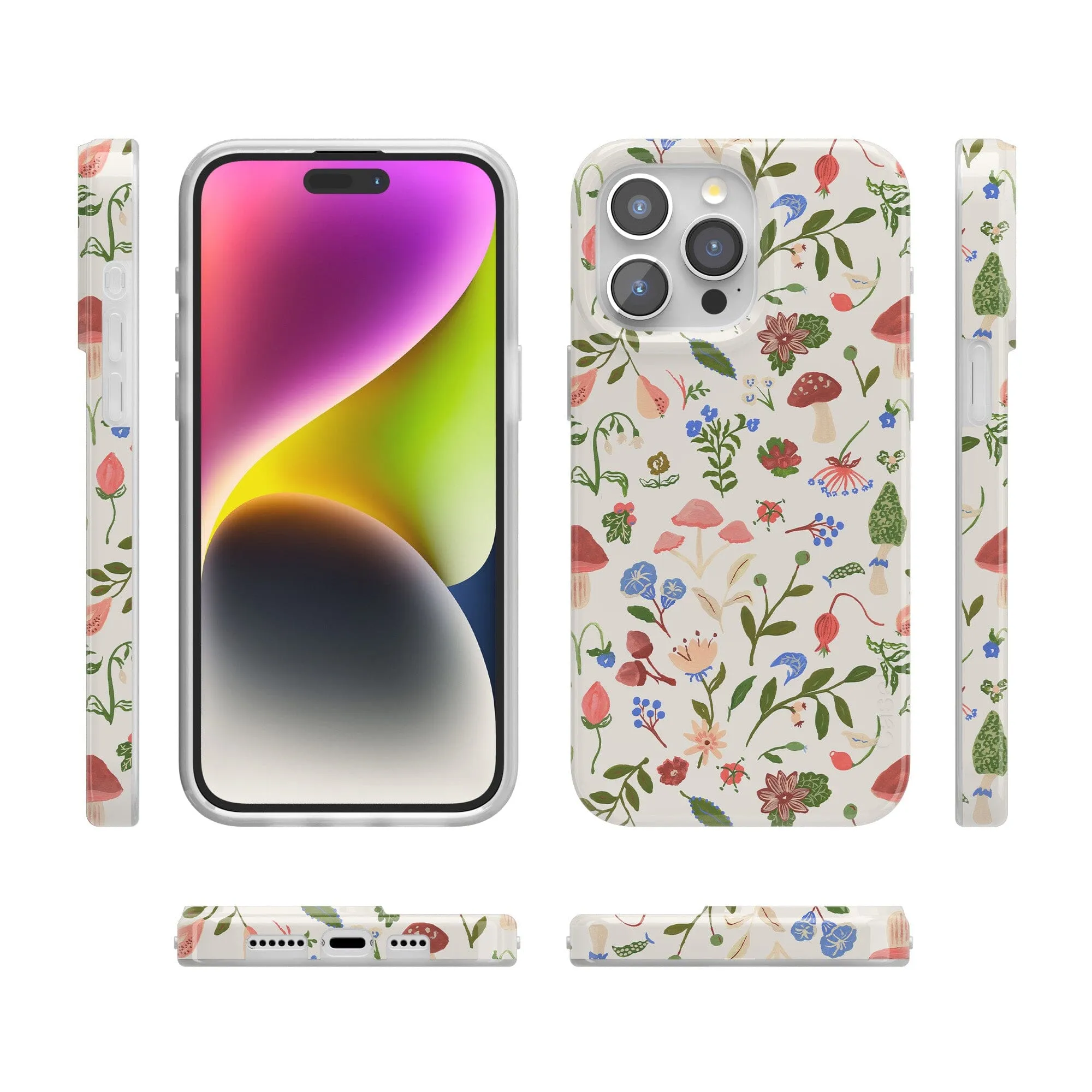 Garden Party | Mushroom Floral Case