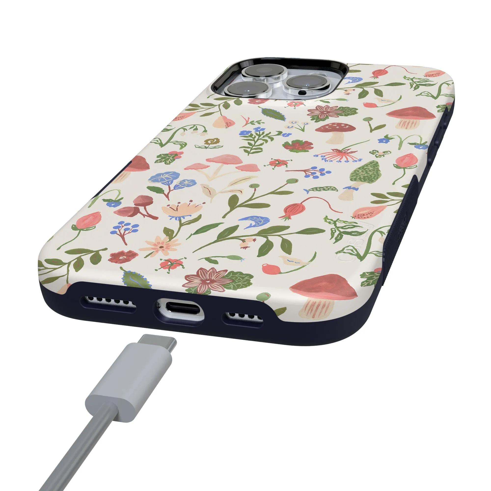 Garden Party | Mushroom Floral Case