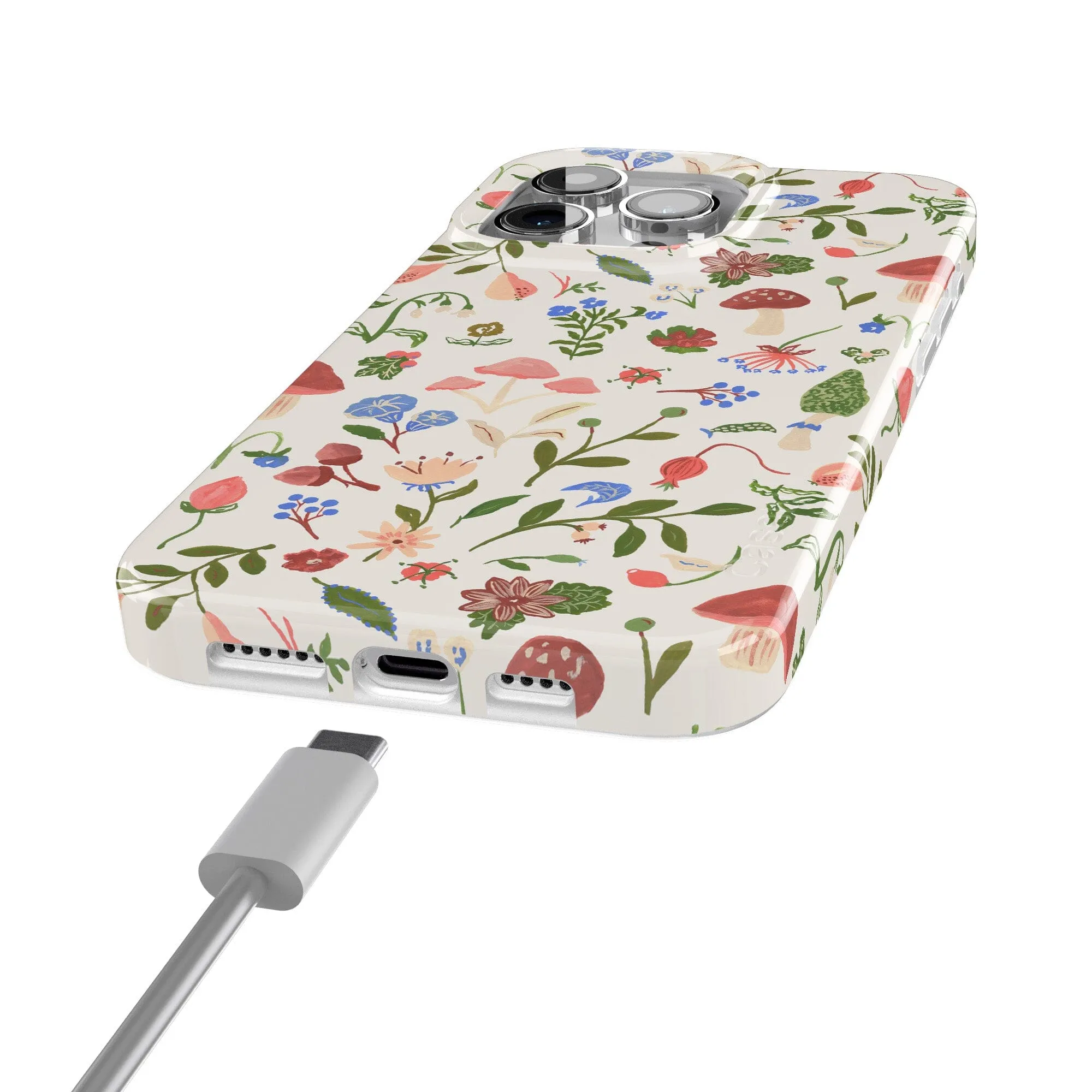 Garden Party | Mushroom Floral Case