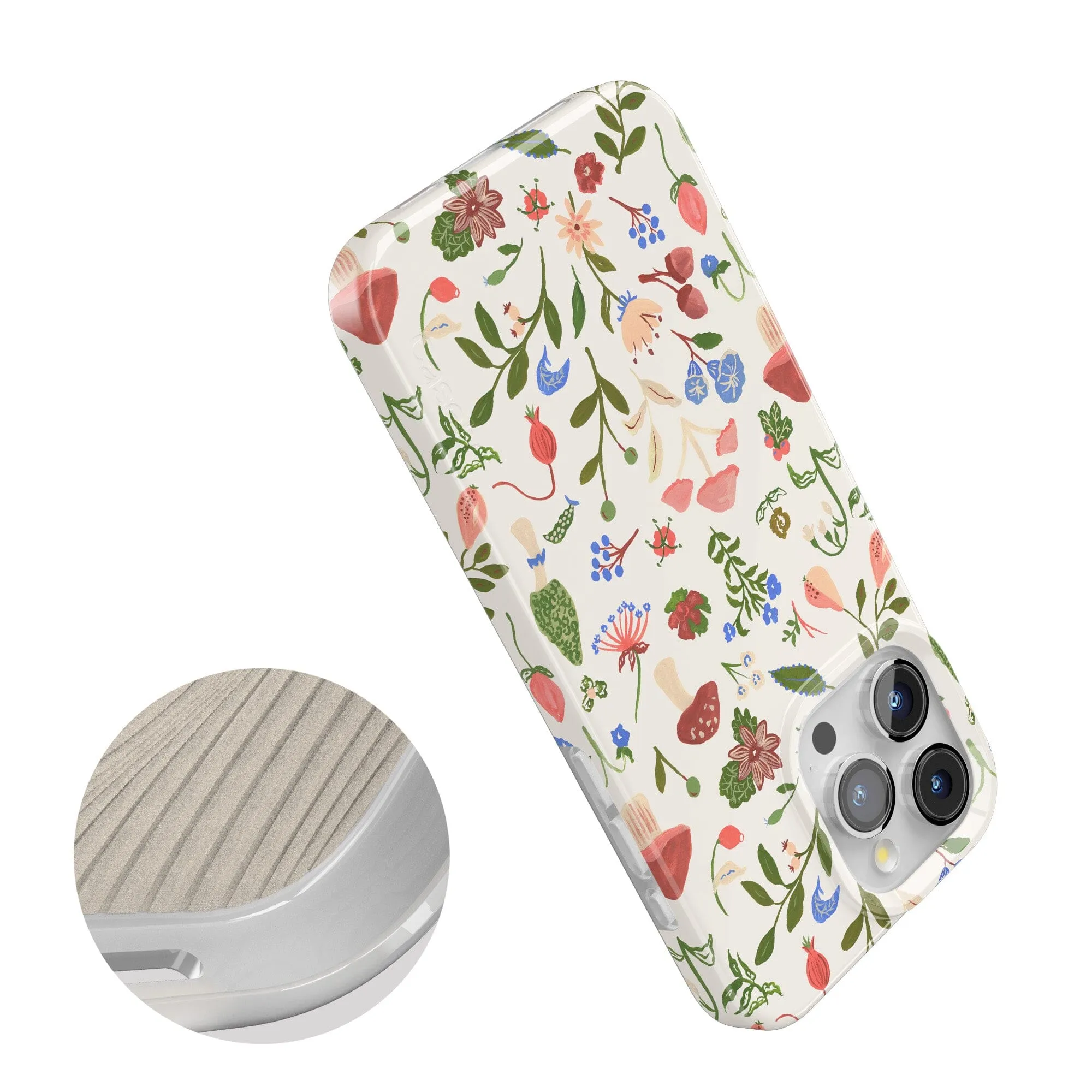 Garden Party | Mushroom Floral Case