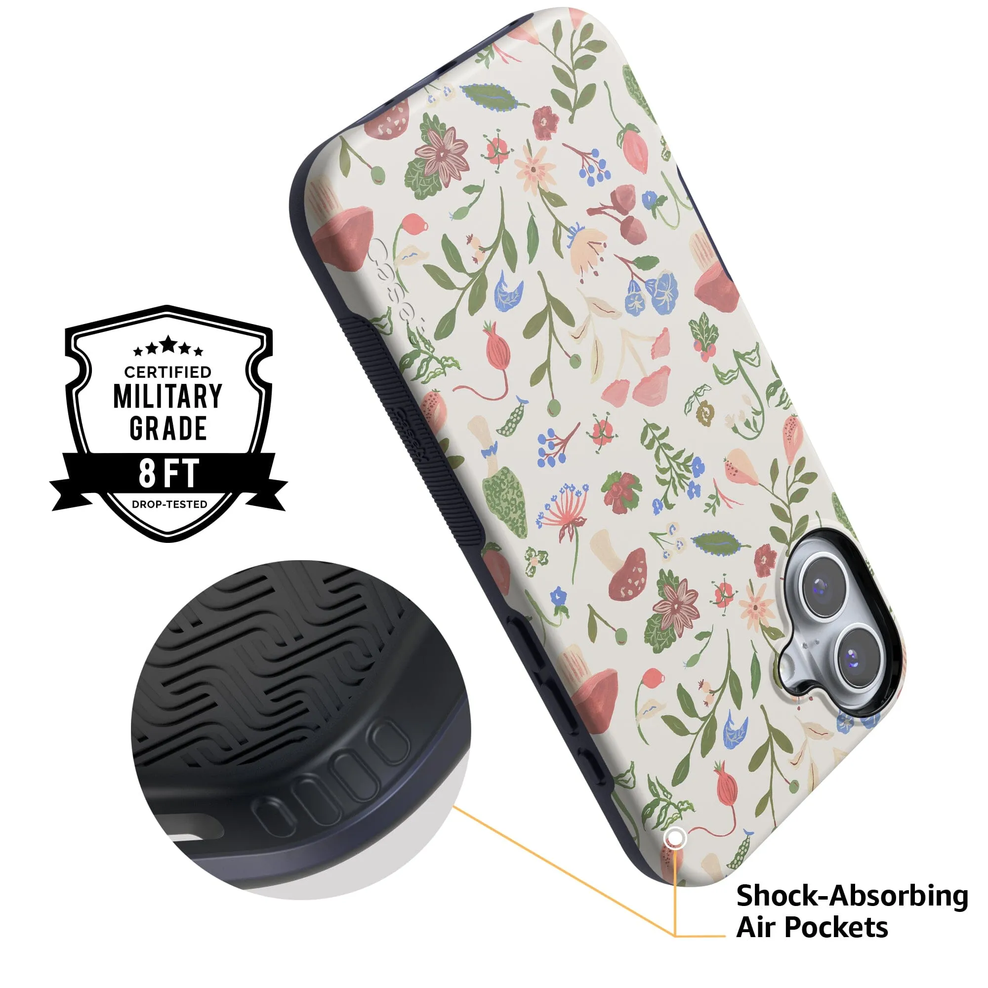 Garden Party | Mushroom Floral Case