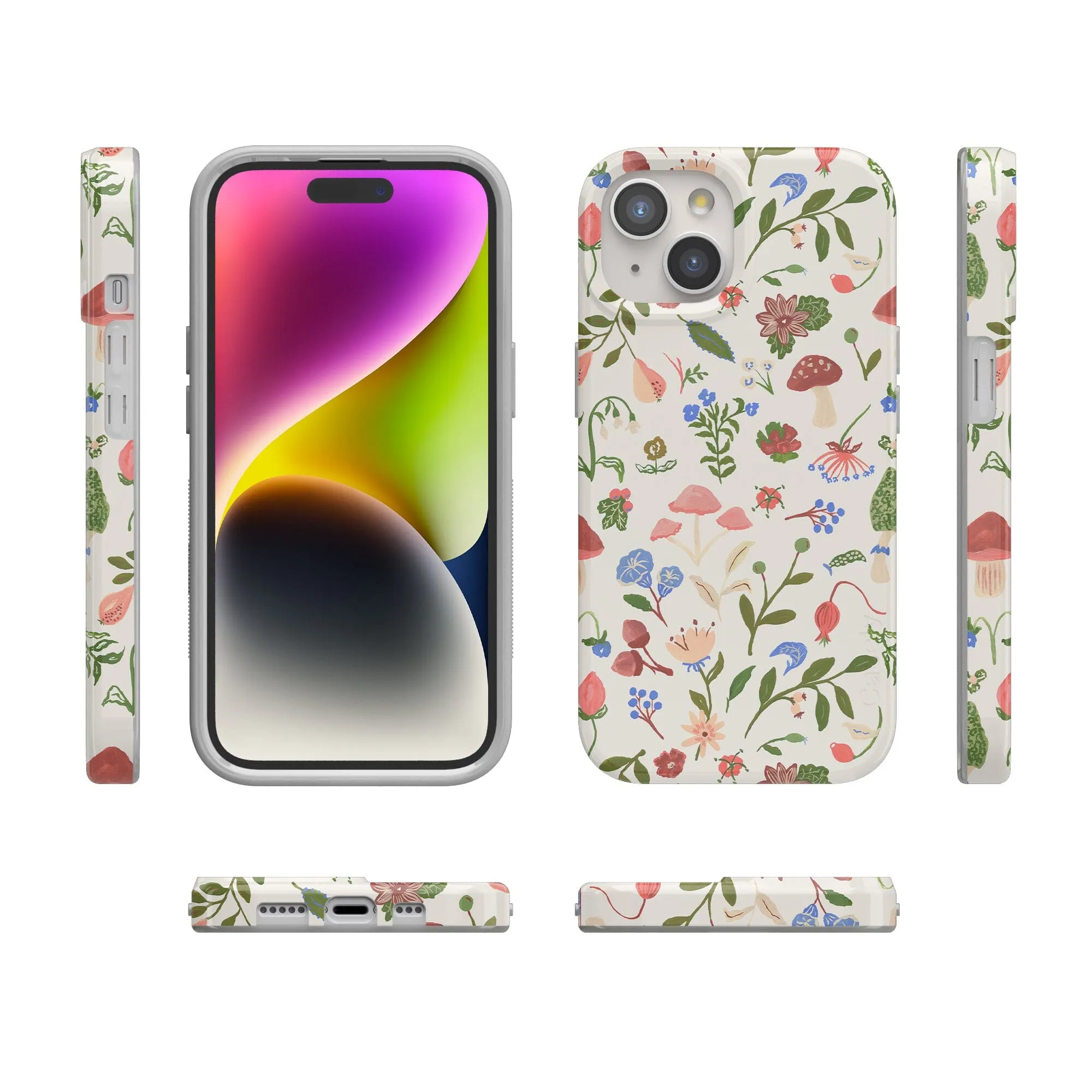 Garden Party | Mushroom Floral Case