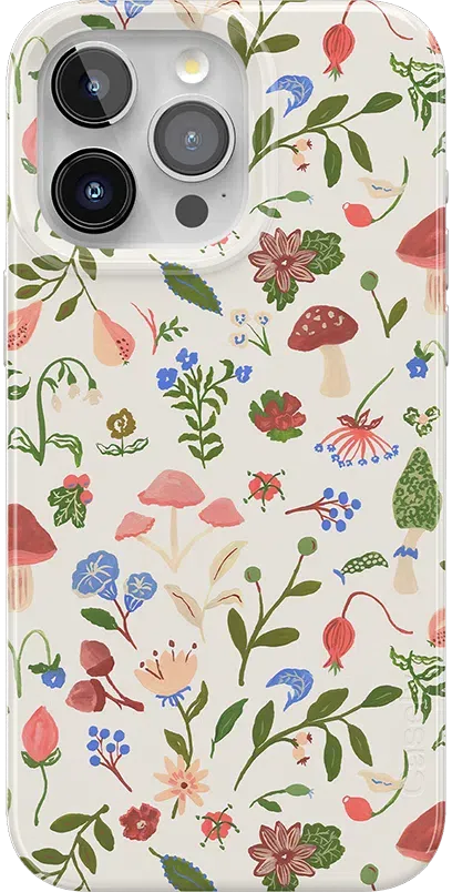 Garden Party | Mushroom Floral Case