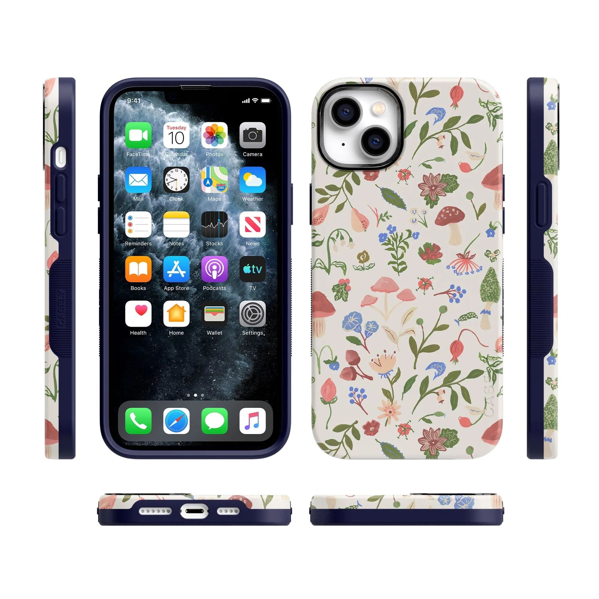 Garden Party | Mushroom Floral Case