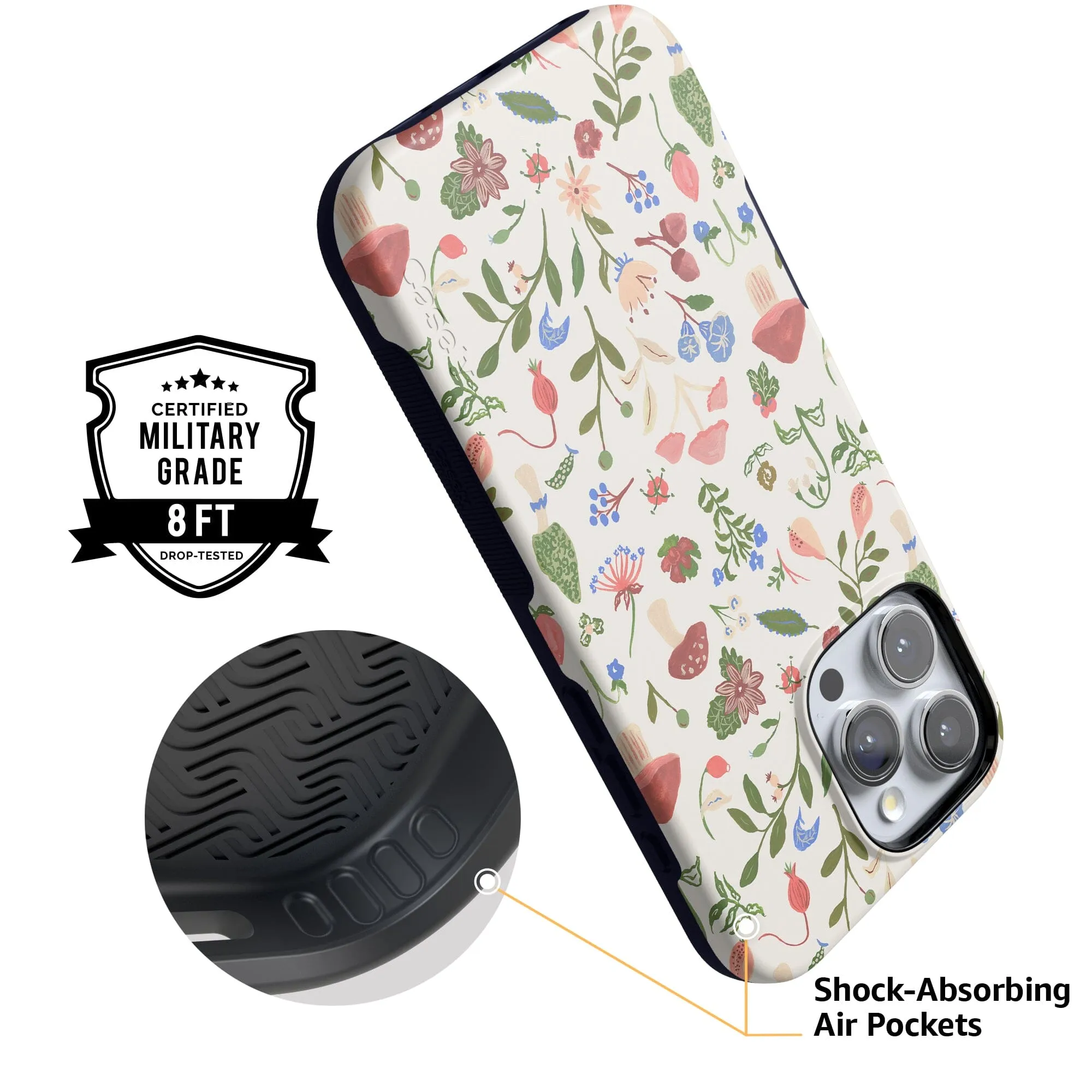 Garden Party | Mushroom Floral Case