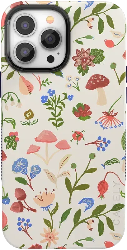 Garden Party | Mushroom Floral Case