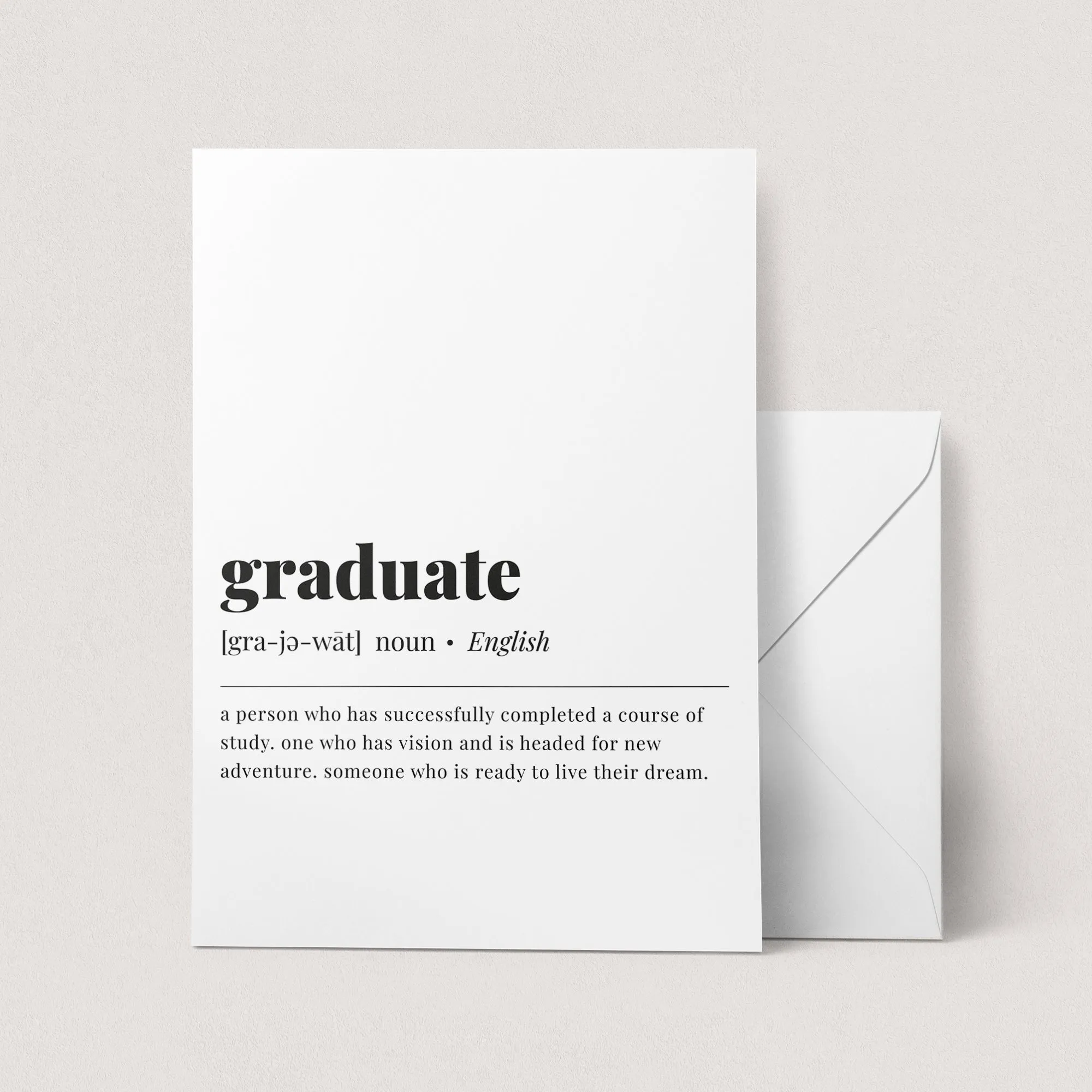 Graduate Definition Print Digital Download