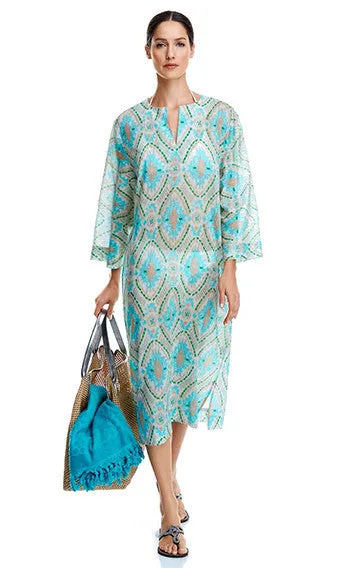 Green Cotton Hatice Tunic