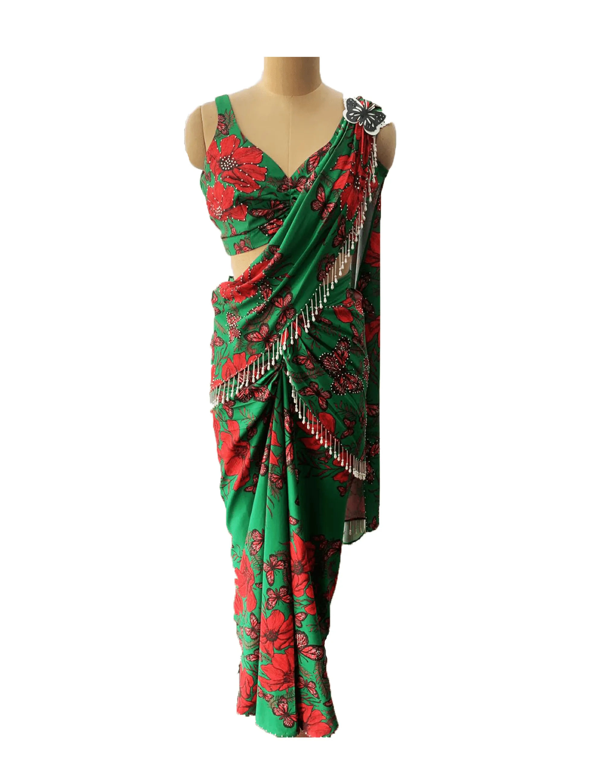 Green Titlie Saree