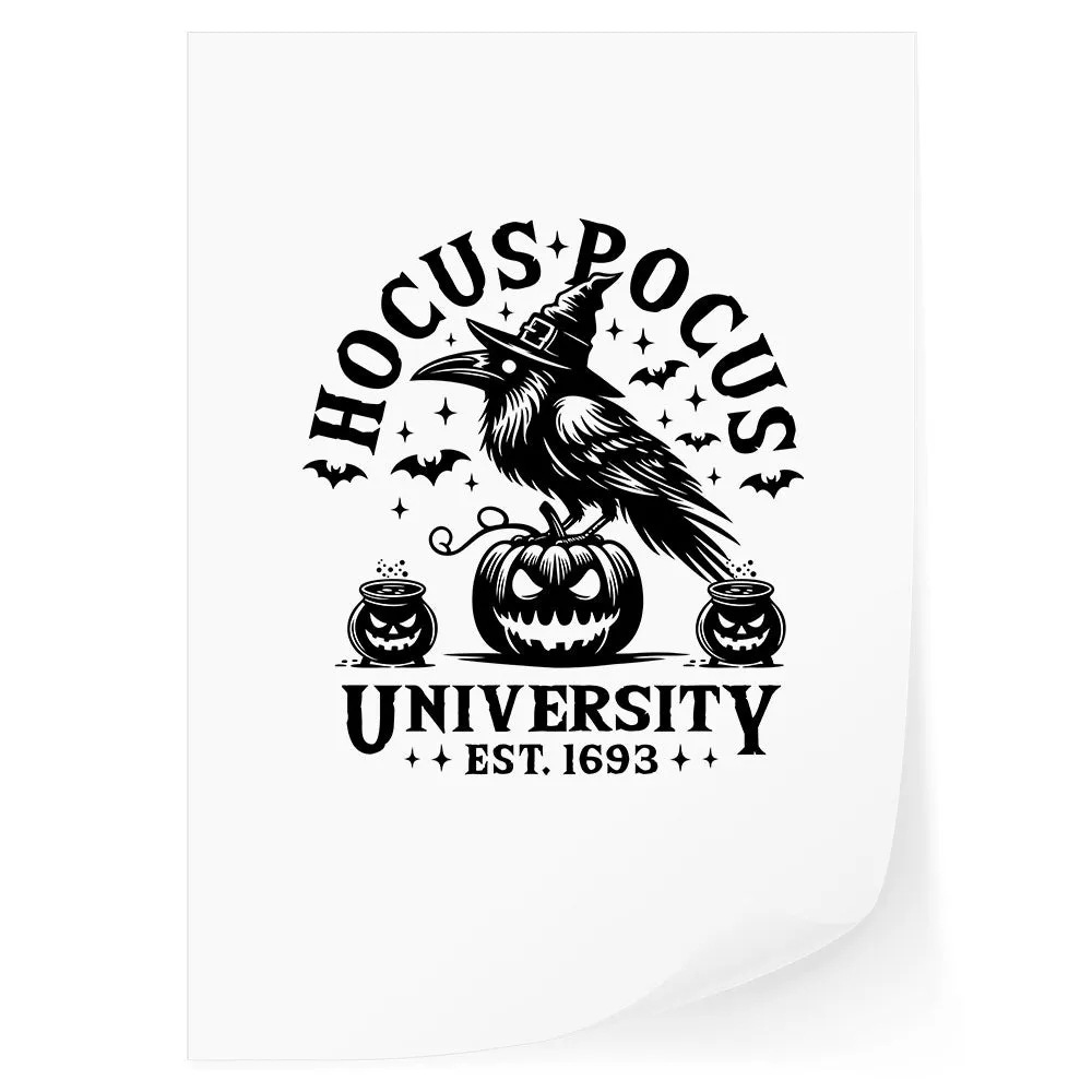 Hocus Pocus University DTF Transfer