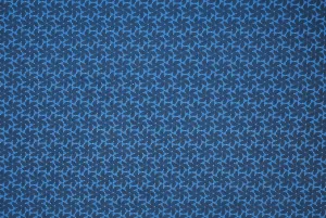 Indian Print Pin Wheel Blue