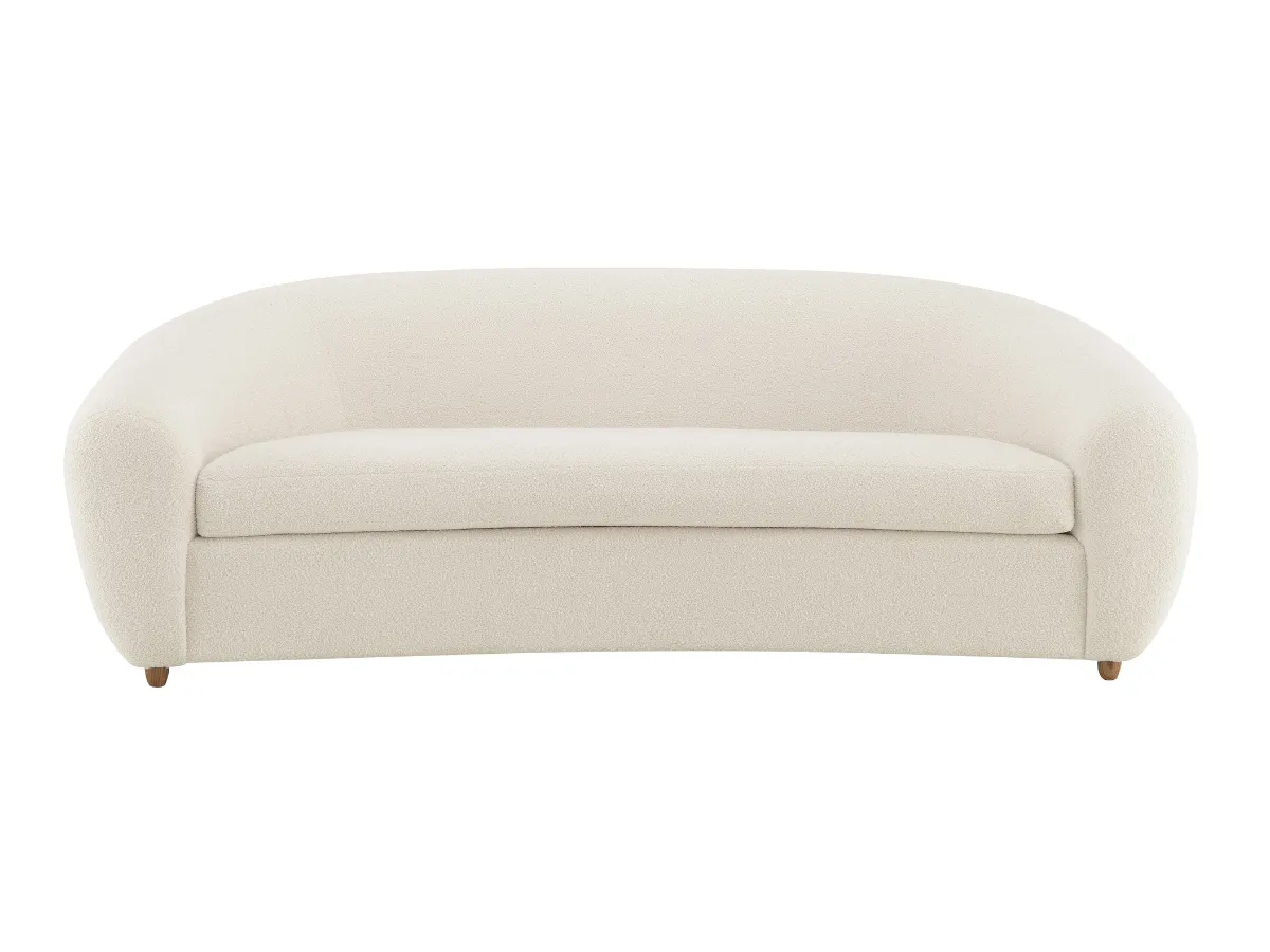 JoJo Fletcher Luciano Bouclé Fabric Sofa