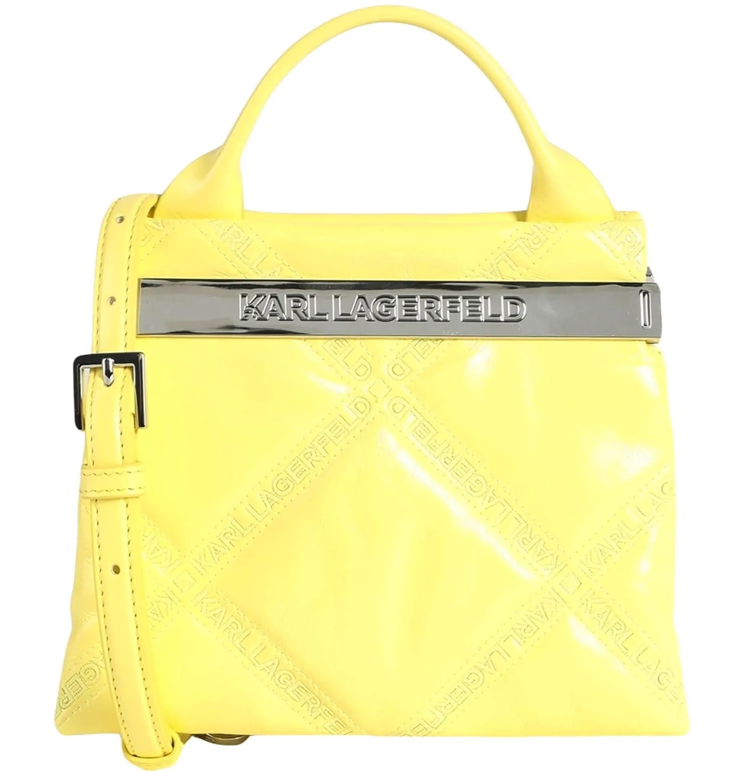 Karl Lagerfeld K/Kross Debossed Logo Bag, Yellow