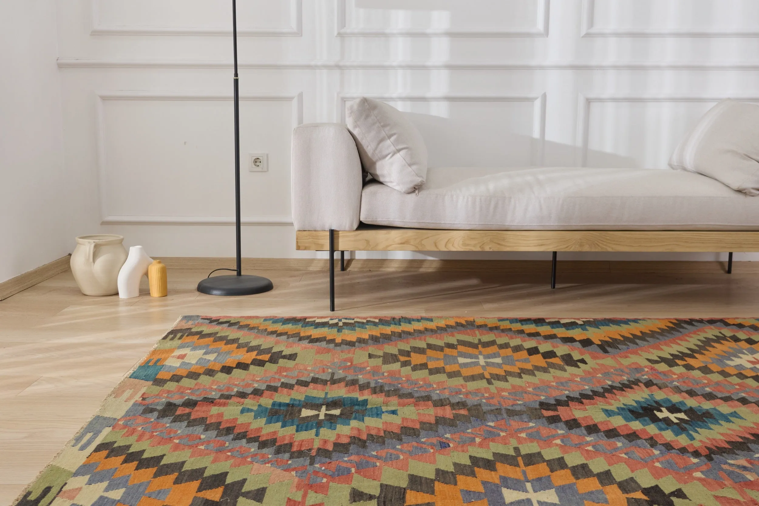 Kendra - Vintage Turkish Kilim Rug