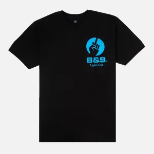 Lights Out T Shirt Black