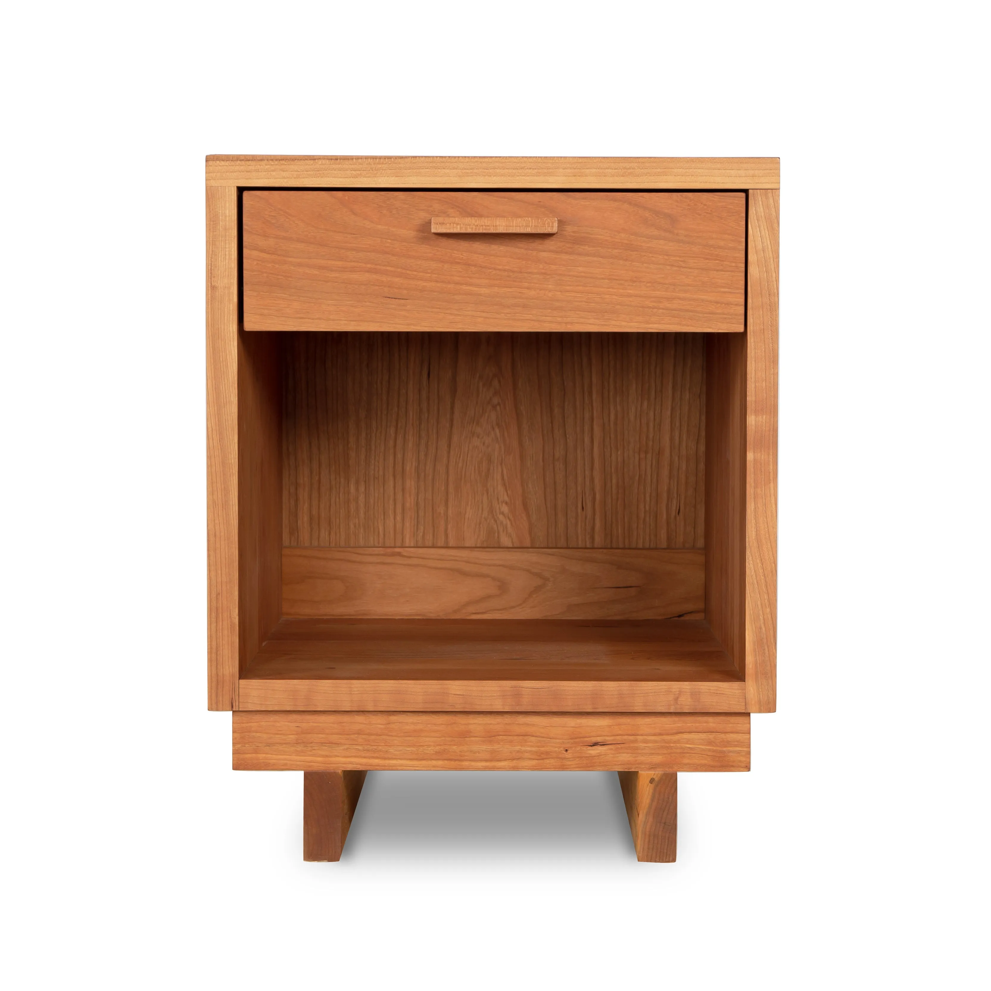 Loft 1-Drawer Enclosed Shelf Nightstand