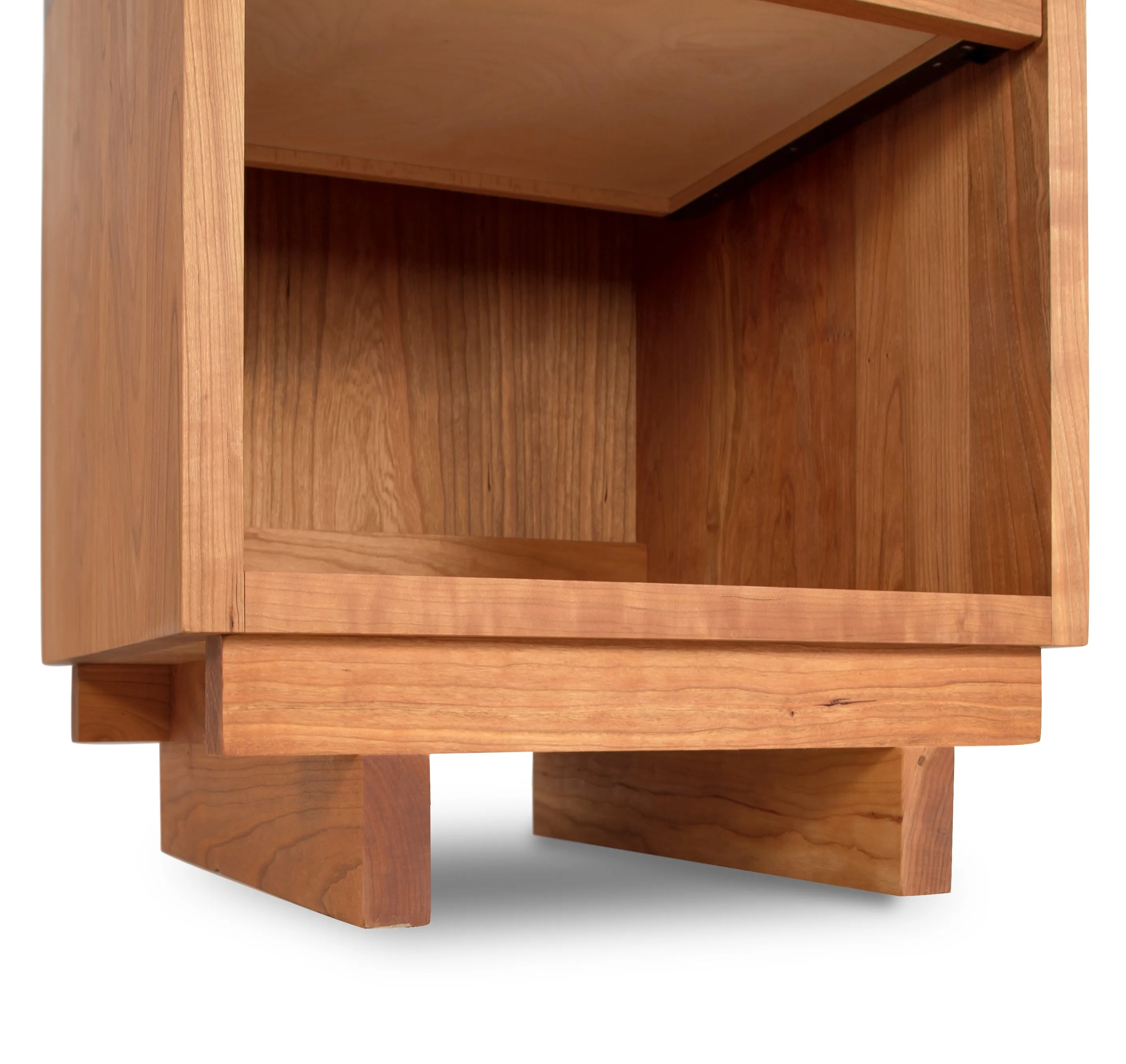 Loft 1-Drawer Enclosed Shelf Nightstand