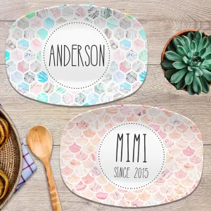 Marble Tile Personalized Platters