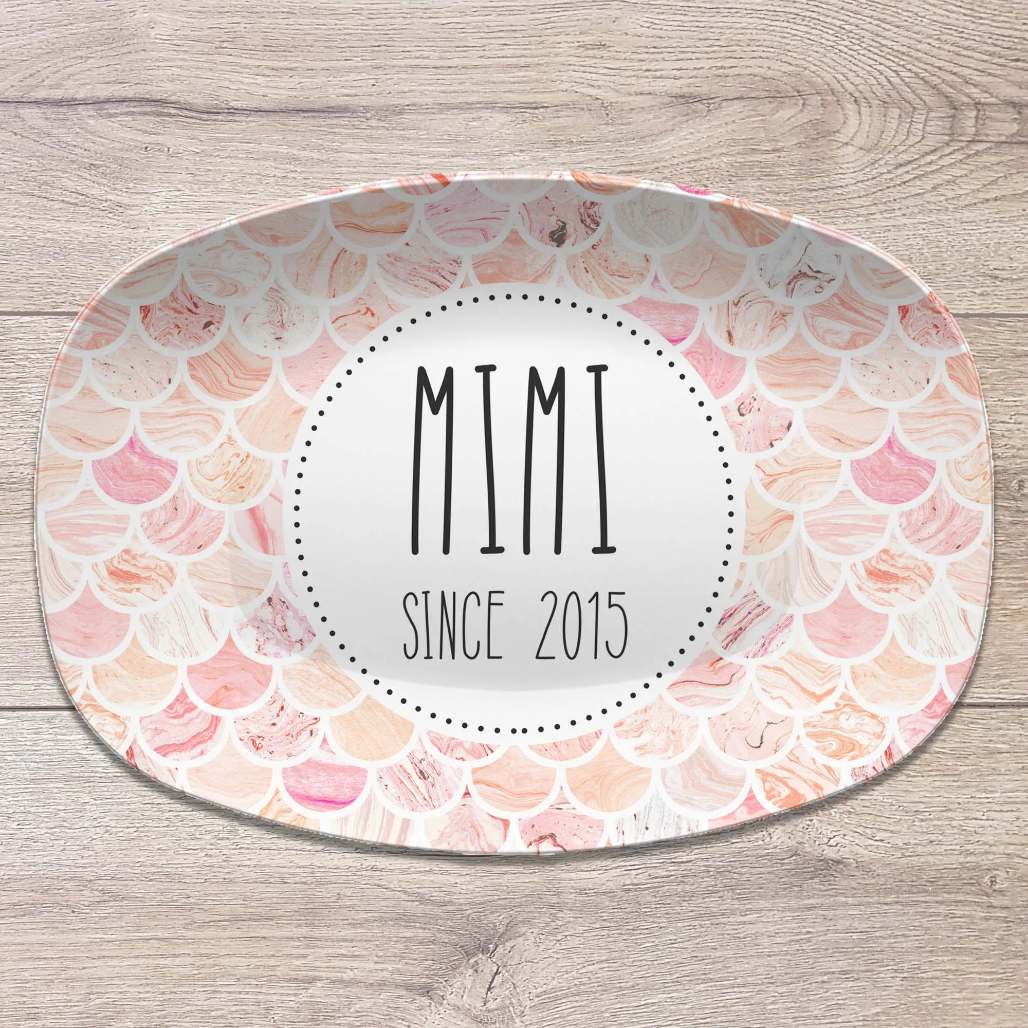 Marble Tile Personalized Platters