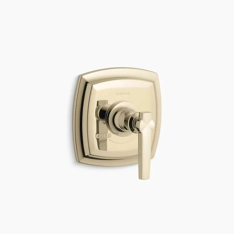 Margaux Single-Handle Thermostatic Valve Trim in Vibrant French Gold