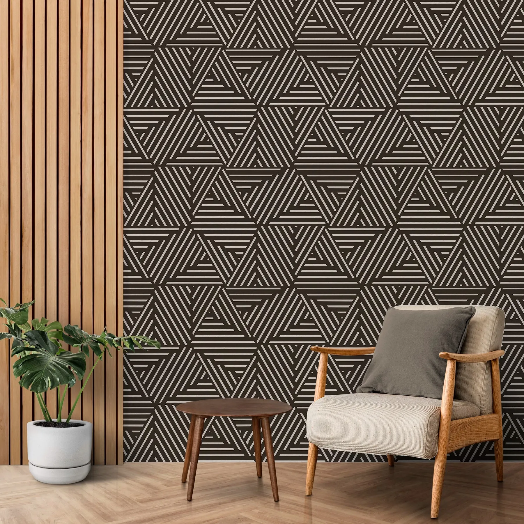 Mirage Abstract and Geometric Theme Modern Room Wallpaper