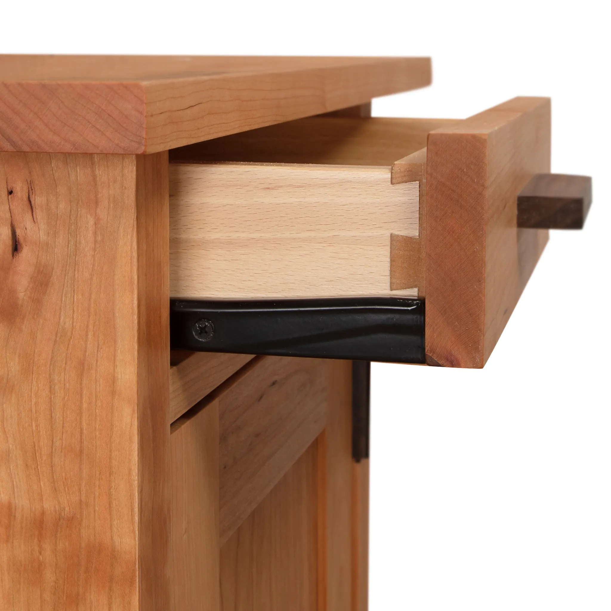 Modern Craftsman 1-Drawer Nightstand with Door