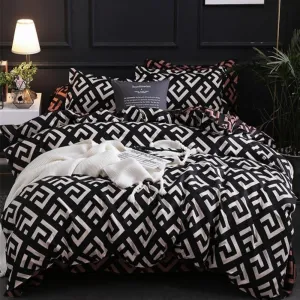 Modern Geometric Duvet Cover Bedding Set