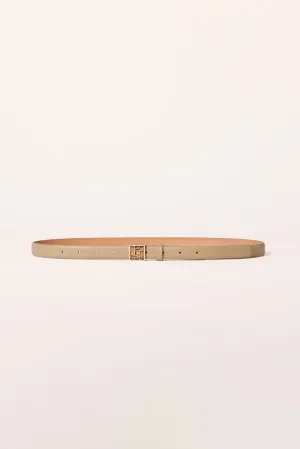 Monogram Belt Almond