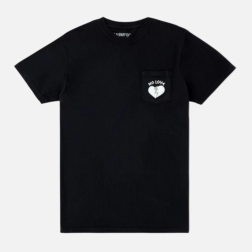 No Love T Shirt Black