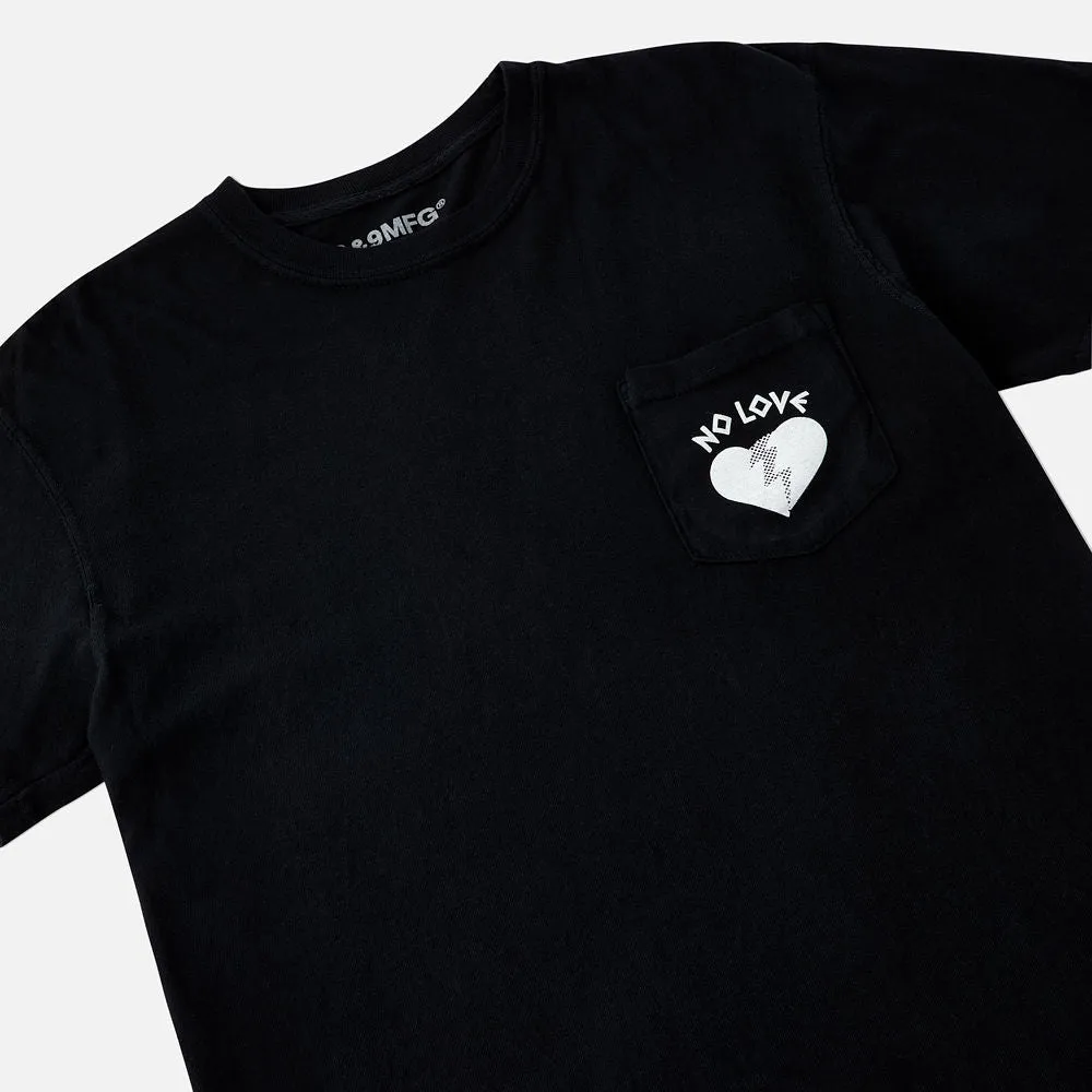 No Love T Shirt Black