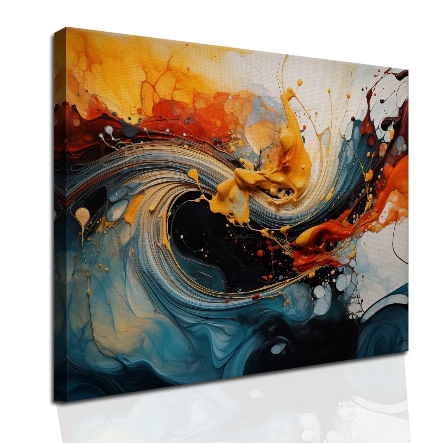 PAPER PLANE DESIGN Cotton canvas Abstract Paintings Canvas Wall Art Large Size For Living Room Decor. Large Painting For Wall. Abstract Art. (36 Inch X 48 Inch,D)