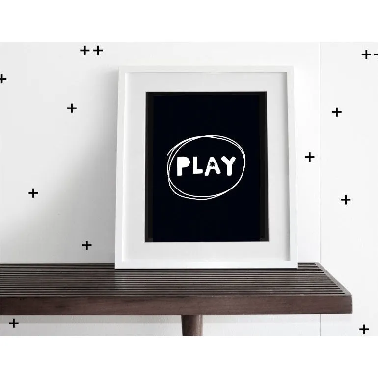 Play More Wall Art