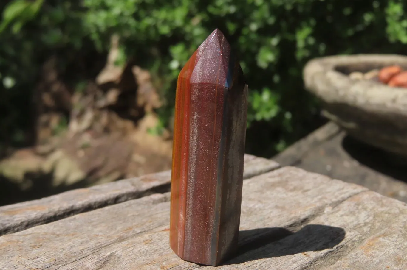 Polished Tiger Iron Jasper Points x 20 From South Africa