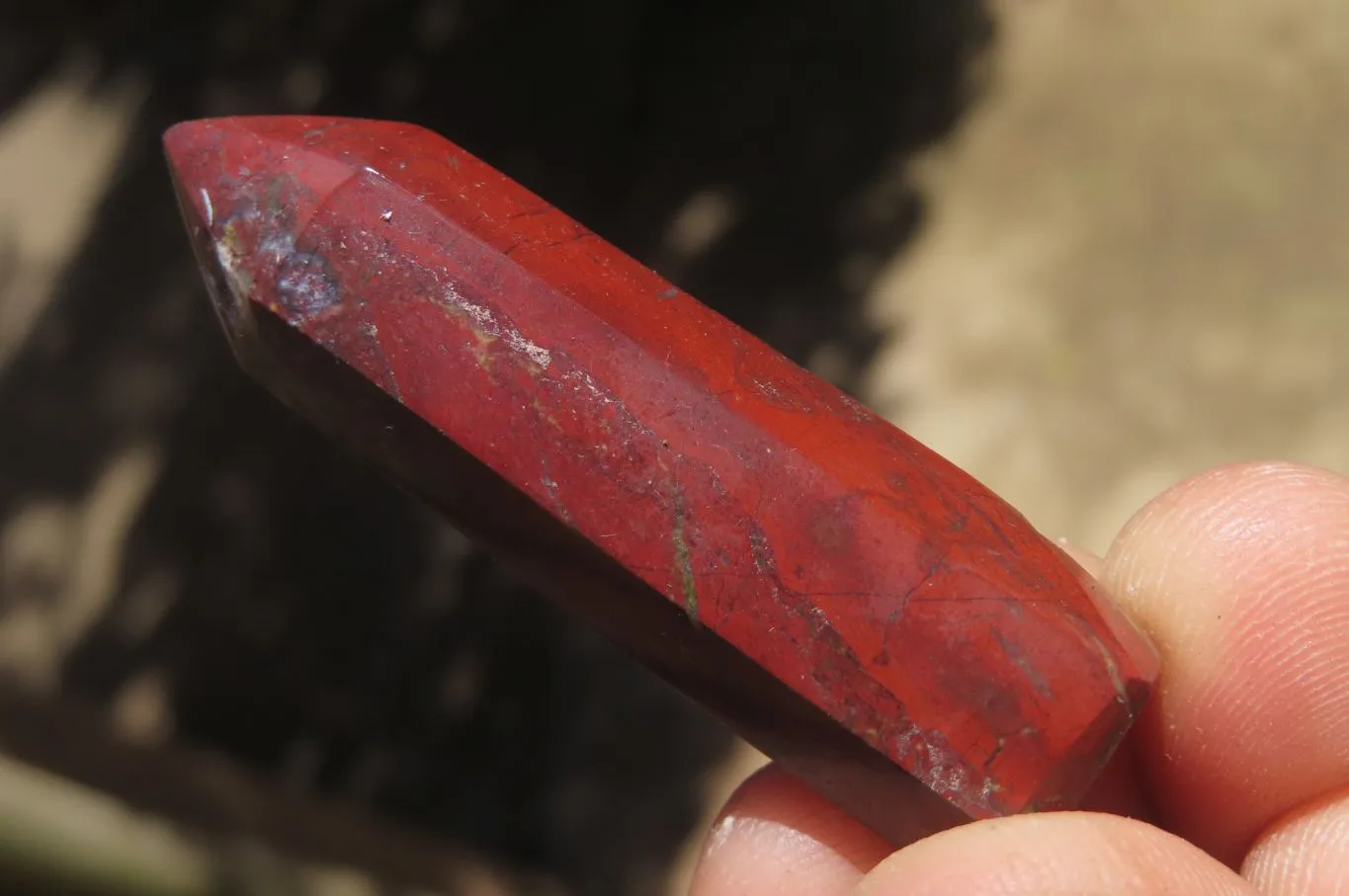 Polished Tiger Iron Jasper Points x 20 From South Africa