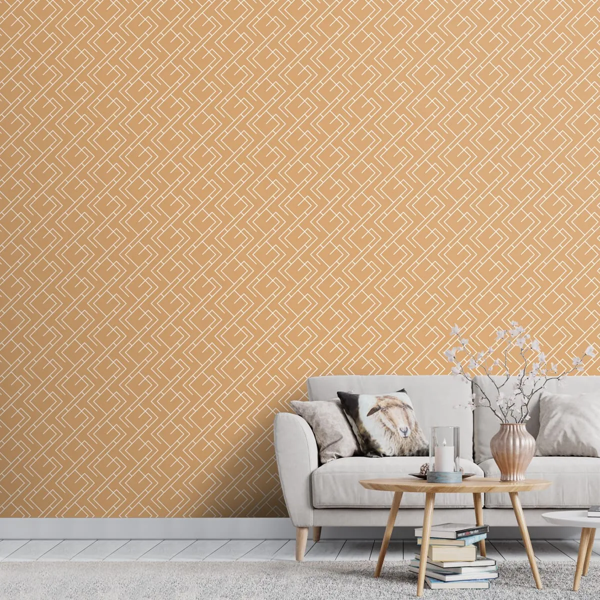 Premium Geometric Pattern Design Wallpaper