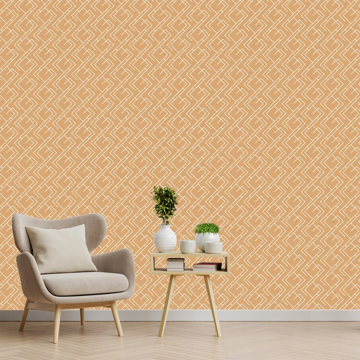 Premium Geometric Pattern Design Wallpaper